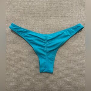 Victoria’s Secret Aqua Blue Cheeky Thong Bikini Size Small